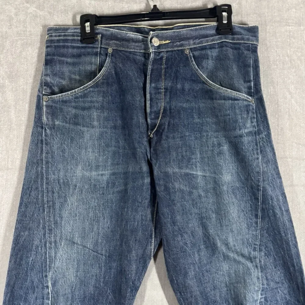 Vintage 2000’s Levi’s Engineered Jeans LEJ Twisted Leg Cinch Back Y2K 32x32